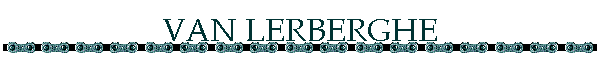 VAN LERBERGHE
